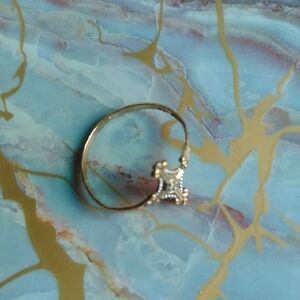 Elegant Gold and Silver Women's Ring